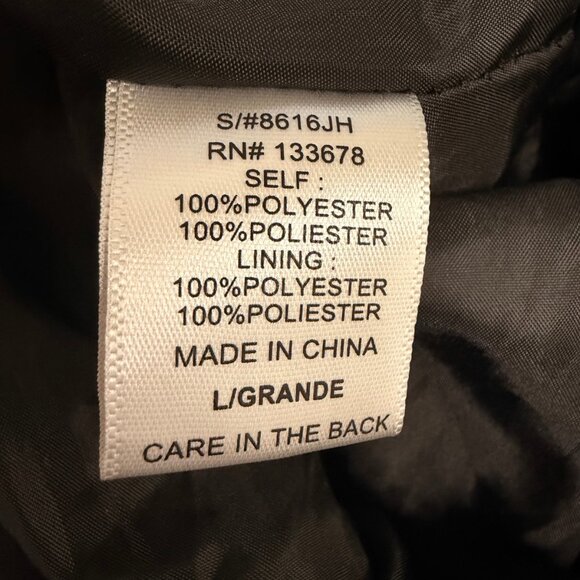 Chelsea Luxe Faux Fur Zip-Up Hoodie Jacket in Black Cozy Streetwear (Size L) - Picture 7 of 7